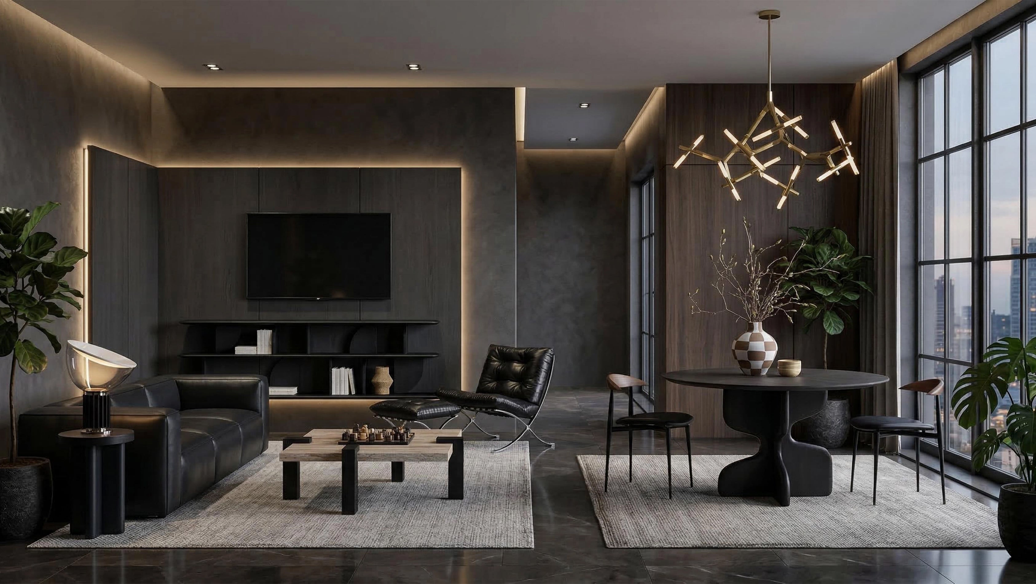 Edgy Black|Cool Luxury Style, Simpler = More Classy