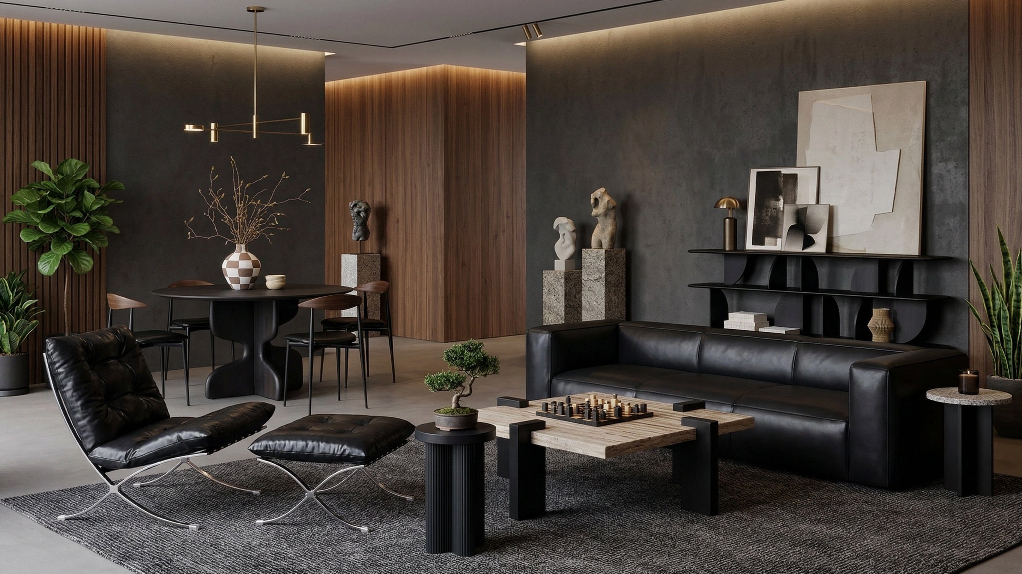 Edgy Black｜Cool Luxury Vibe, One Set Is Enough