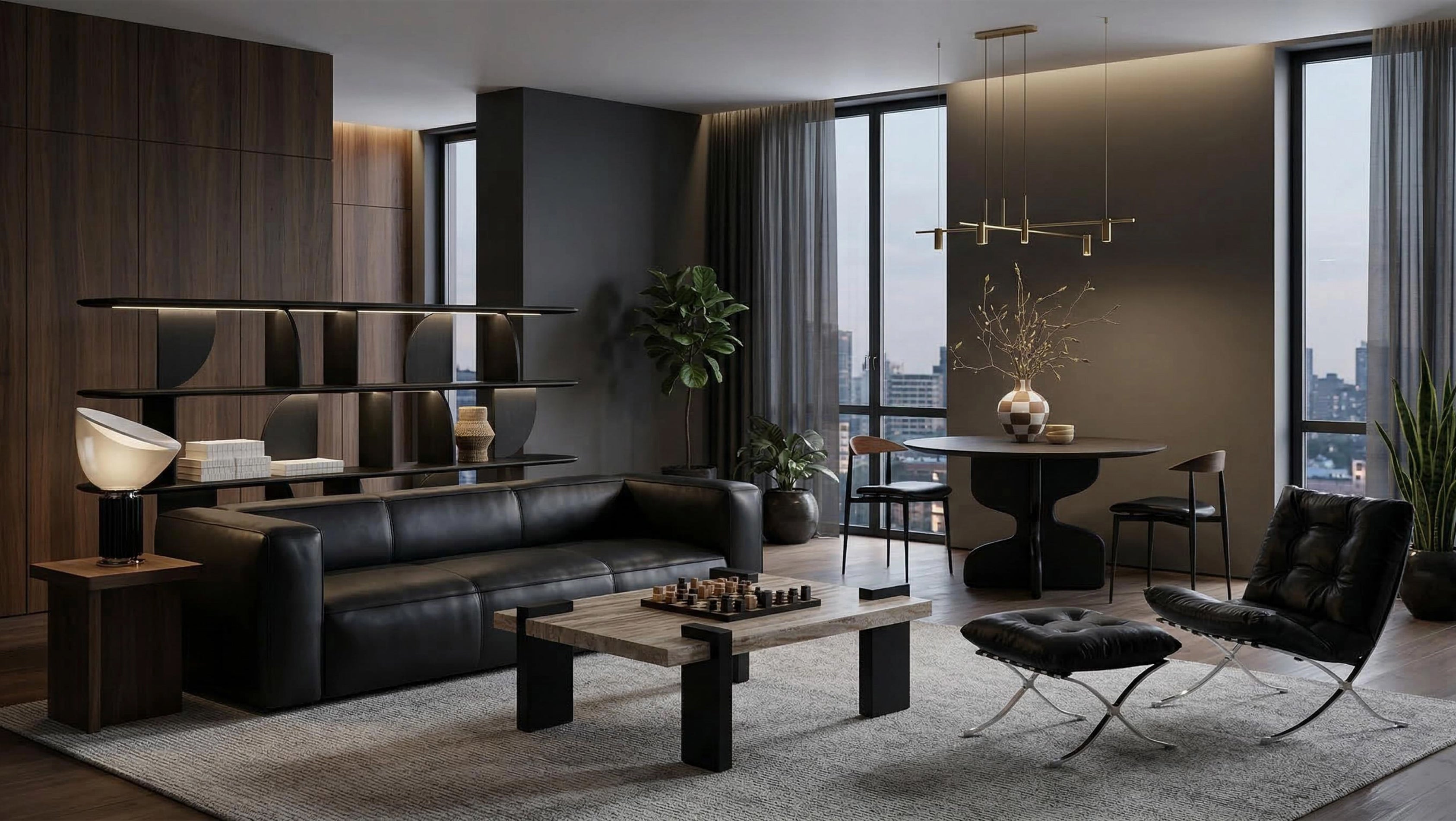 Edgy Black|Luxury Minimalist Black, Timeless & Elegant