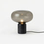Nordic Luxury Marble Table Lamp, Post-Modern Minimalist Glass Light, Designer Decor for Bedroom Living Room