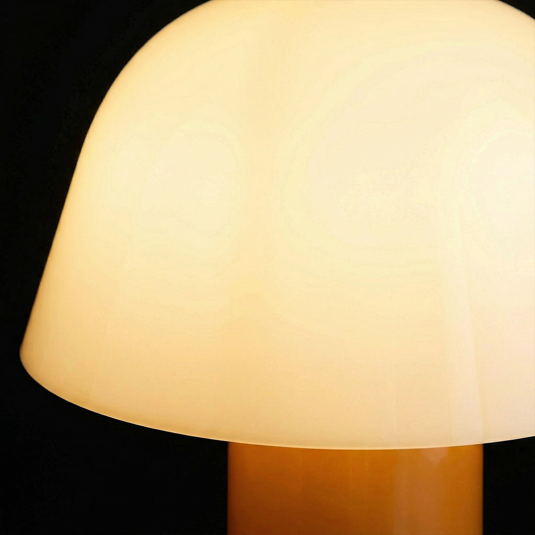 Nordic Retro Mushroom Table Lamp, Touch Control Dimmable LED Night Light, USB Rechargeable Portable Bedside Lamp for Bedroom Home Decor