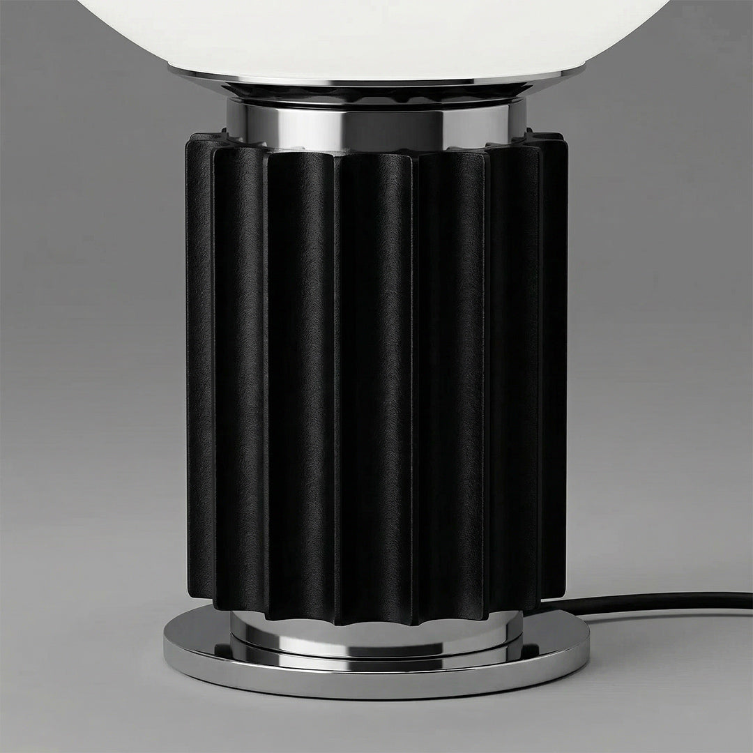 Italian Designer Taccia Radar Table Lamp, Postmodern Glass Bedside Lamp, Luxury Accent Light for Living Room Bedroom
