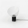 Italian Designer Taccia Radar Table Lamp, Postmodern Glass Bedside Lamp, Luxury Accent Light for Living Room Bedroom