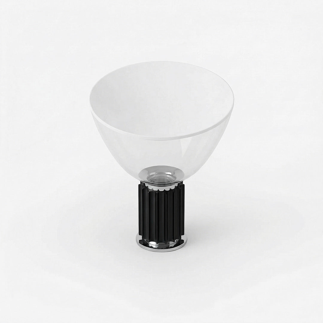 Italian Designer Radar Table Lamp, Postmodern Glass Bedside Lamp for Living Room Bedroom