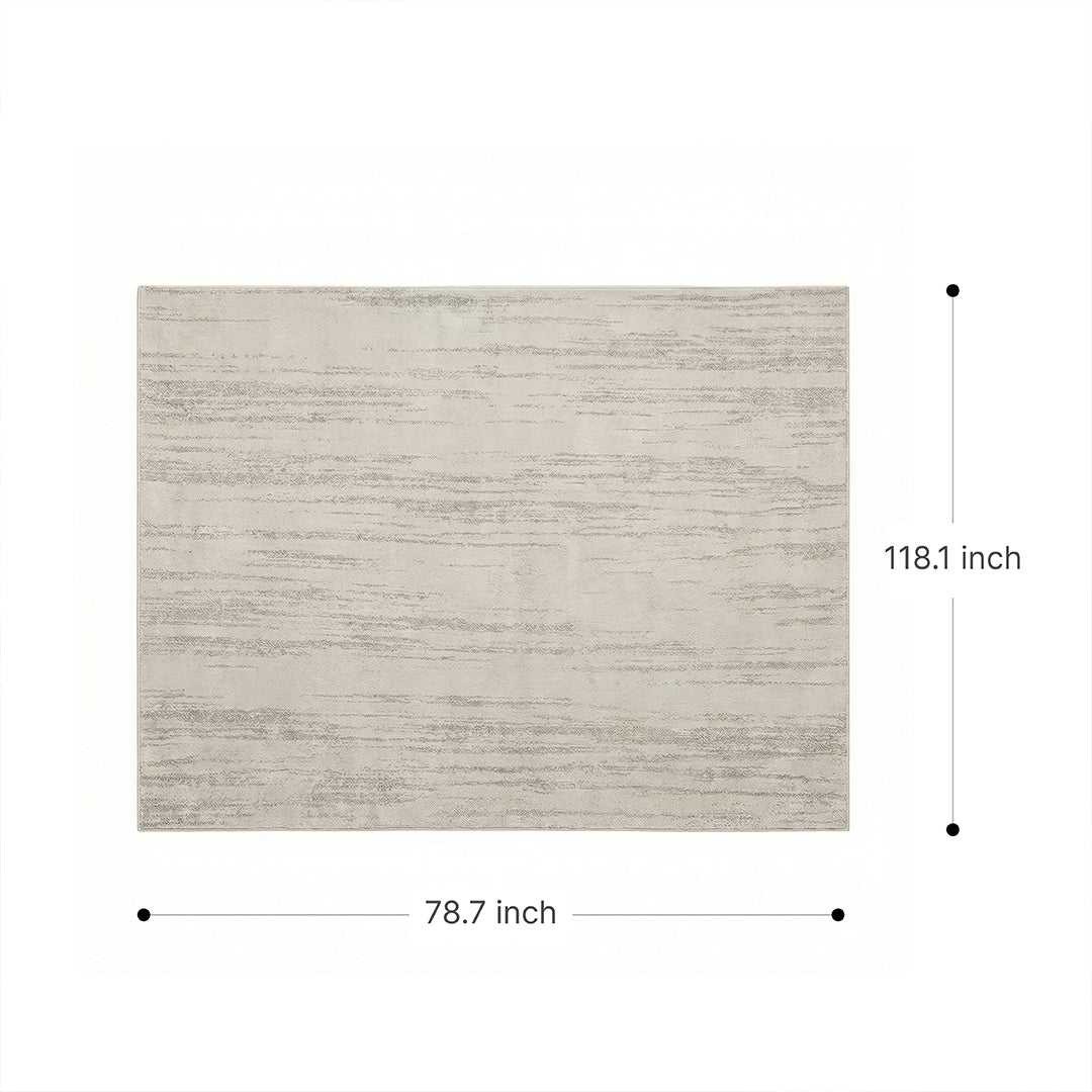 Moonlight Gem Glue-Free Area Rug, Waterproof Stain-Resistant Non-Slip Rug, Italian Minimalist Luxury Carpet for Living Room Bedroom, No Formaldehyde Eco-Friendly Nursery Friendly