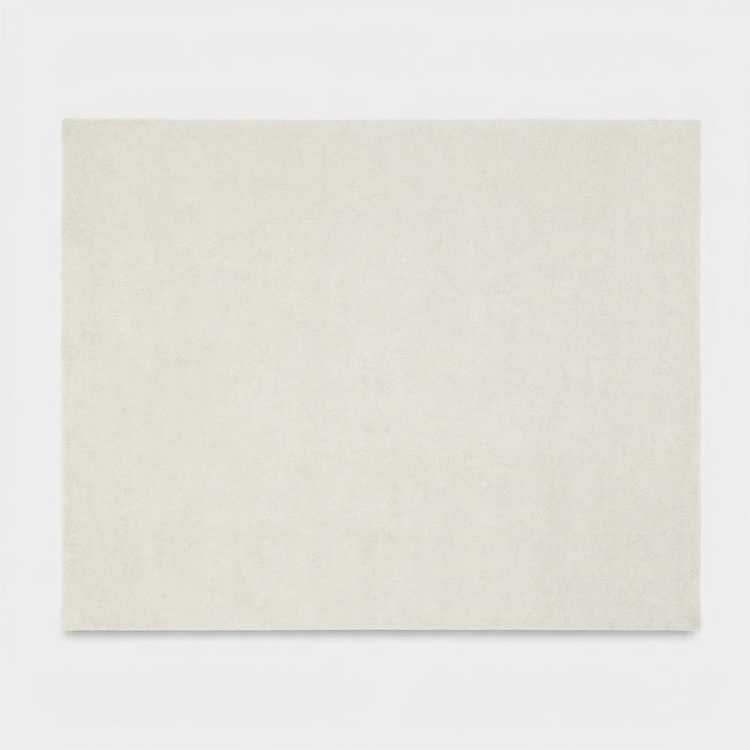 Mid-Century Cream Style Area Rug, Upgrade Twisted Faux Sisal Rug, Waterproof Stain Resistant Washable Rug for Living Room Bedroom