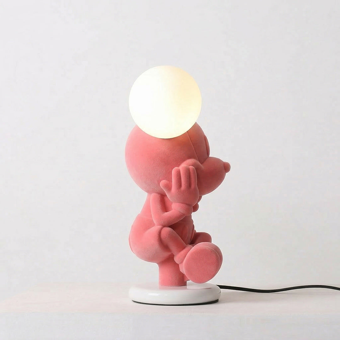 Minnie Mouse Kids Bedside Lamp, 3-Color Dimmable Night Light for Princess Room