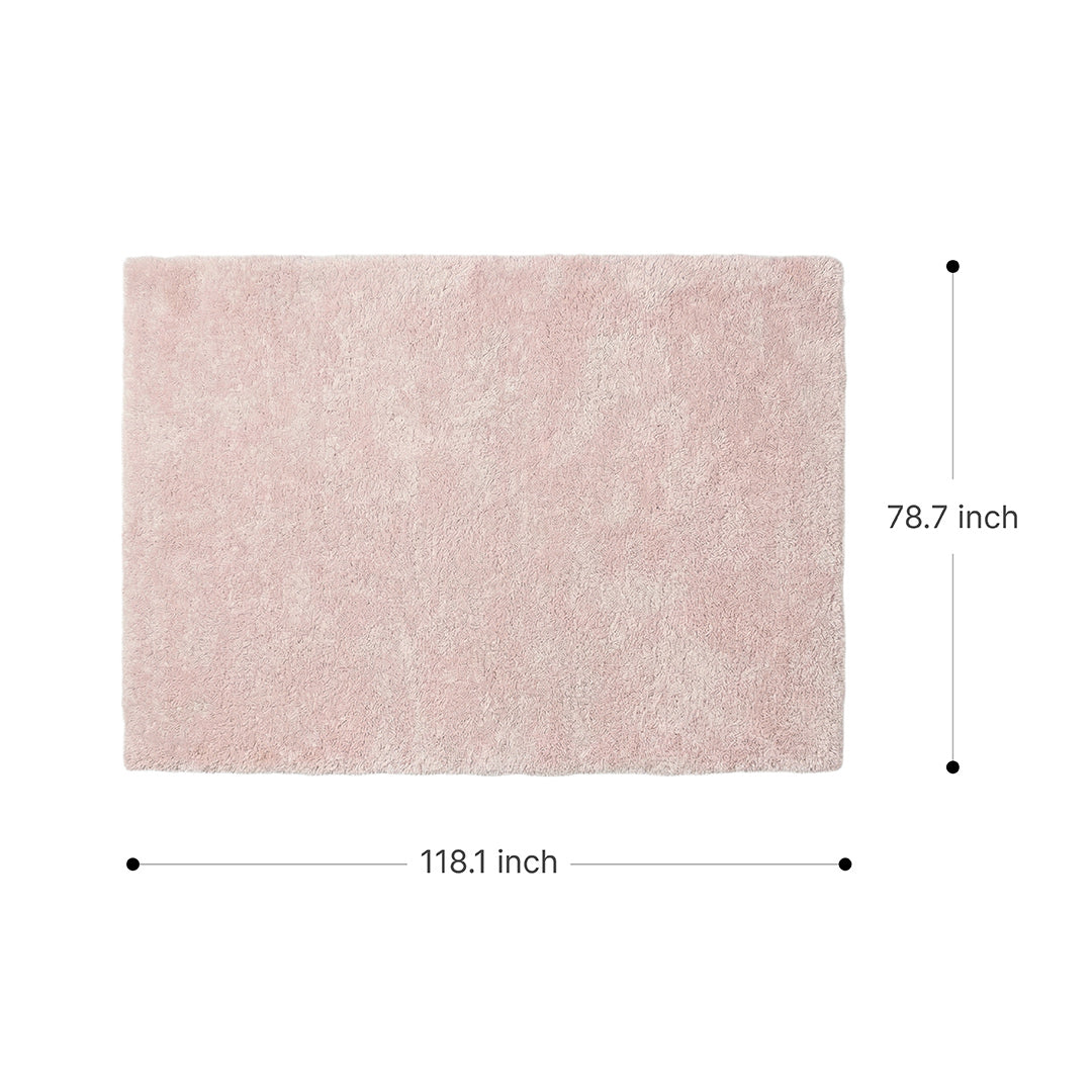 Premium Minimalist Solid Color Rug, Waterproof & Easy Clean Carpet, Odorless Eco-Friendly Anti-Static Floor Mat for Home