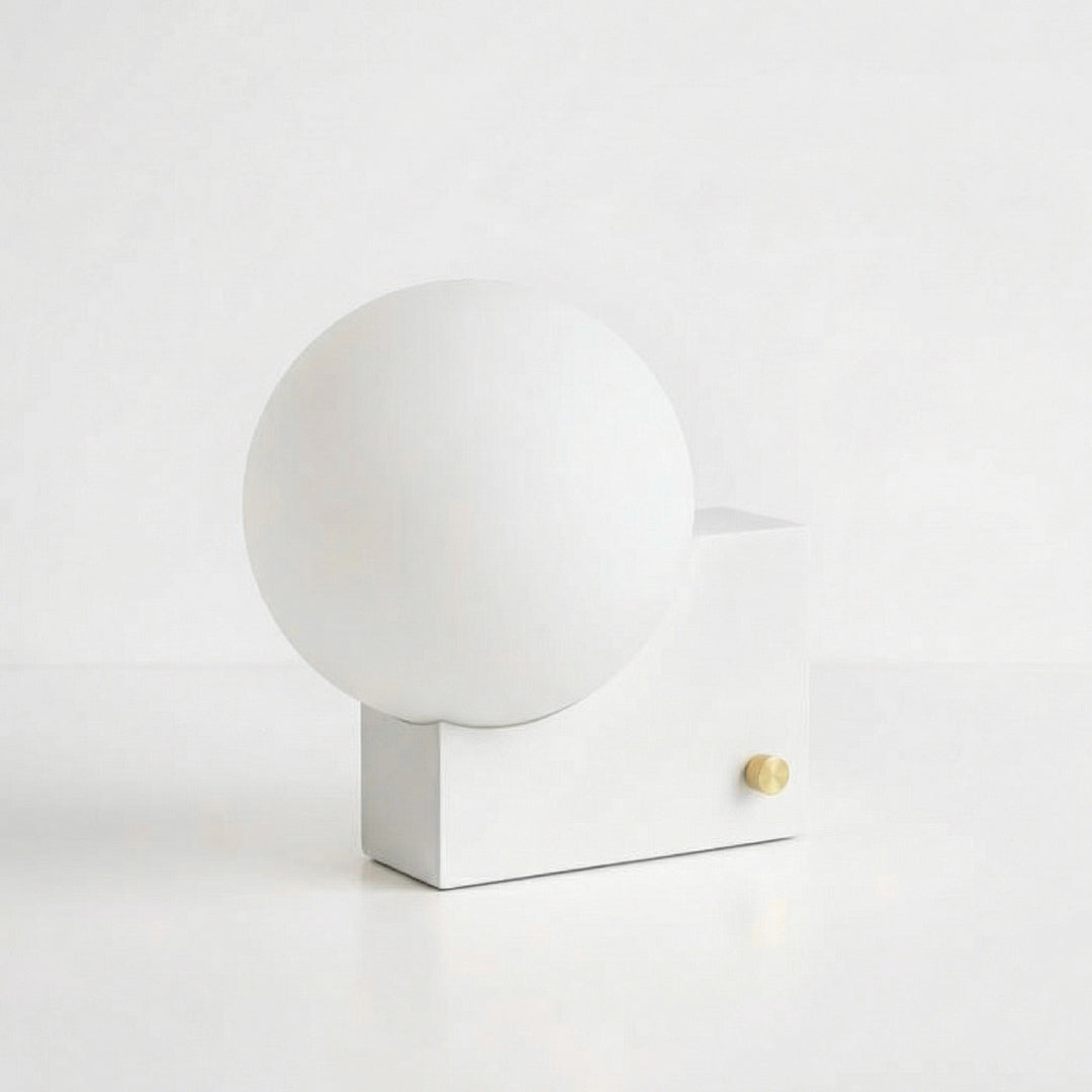 Modern Danish Cream Table Lamp, Wireless Rechargeable Touch Dimmable Bedside Lamp for Bedroom Living Room Hallway